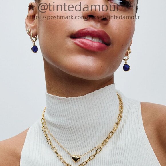 Pandora Blue Engravable Mini Medallion Charm - Picture 7 of 7